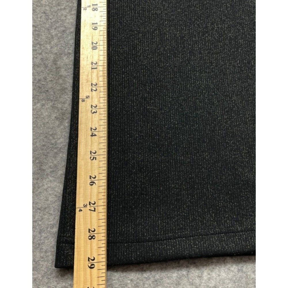 Spanx AirEssentials Shimmer Wide Leg Pants Womens S Black Gunmetal Pull On - Picture 12 of 13